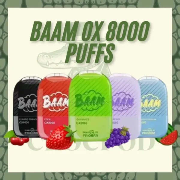 BAAM OX 8000 Puffs