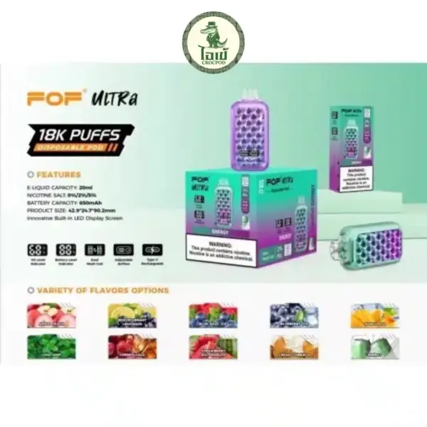 FOF Ultra 18000 puffs