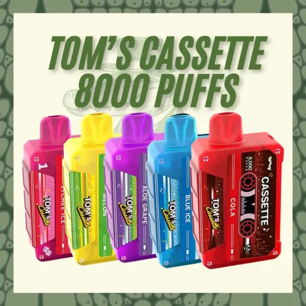 TOM’S Cassette 8000 Puffs